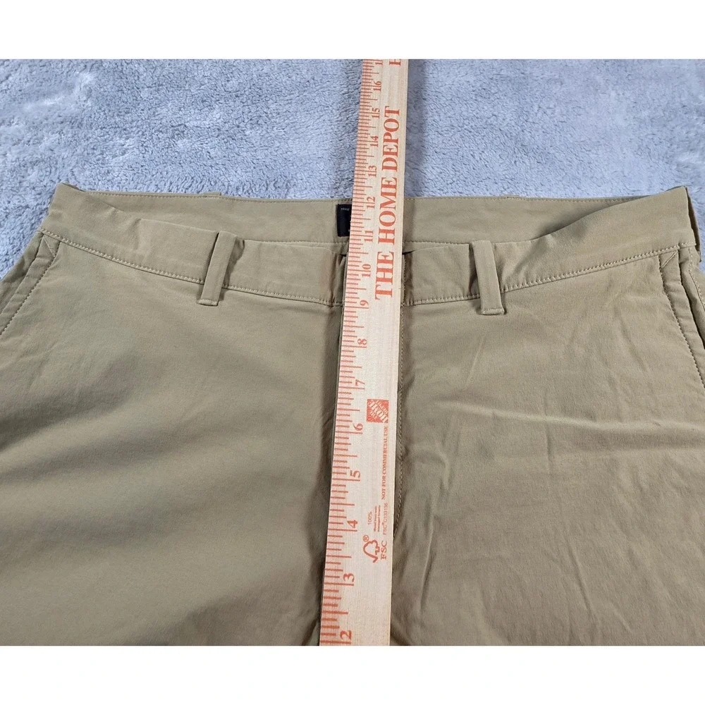J.Crew Men 34 Khaki Tech Shorts Stretch 9" Inseam Re-Imagined Casual Golf - Picture 5 of 10